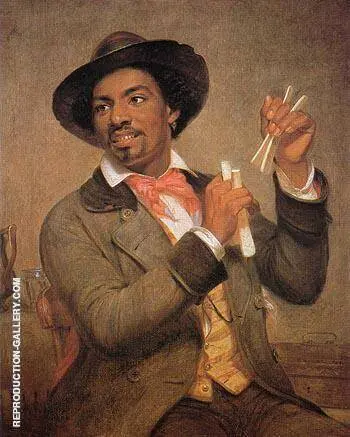 The Bone Player 1856 By William Sidney Mount