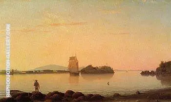 Owl's Head Penobscot Bay Maine 1862 By Fitz Hugh Lane