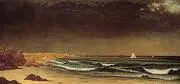 Approaching Storm Beach Near Newport c1861 By Martin Johnson Heade