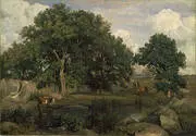 Forest Fontainbleau c1846 By Jean-baptiste Corot