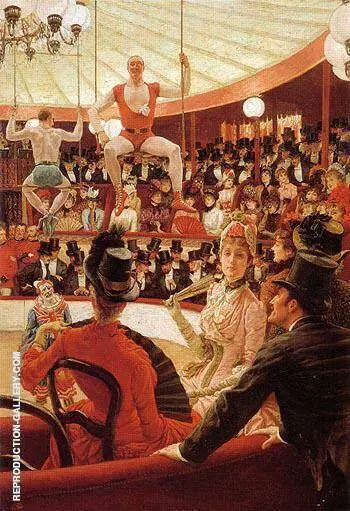 Women of Paris The Circus Lover c1883 By James Tissot