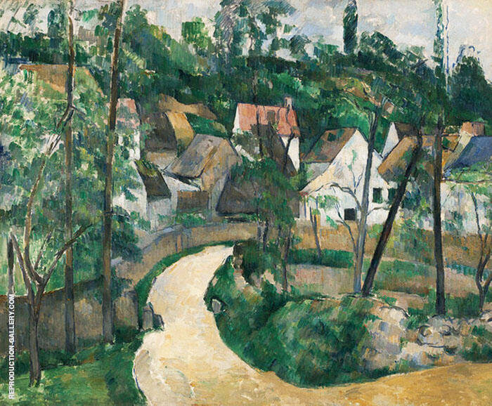Turn in the Road c1879 by Paul Cezanne | Oil Painting Reproduction