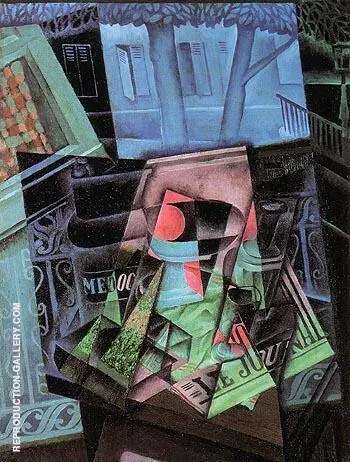 Still Life before an Open Window Place Ravignan 1915 By Juan Gris