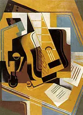 The Guitar 1918 By Juan Gris