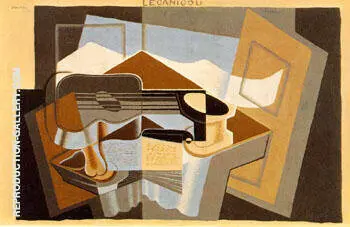 The Mountain Le Canigou 1921 By Juan Gris
