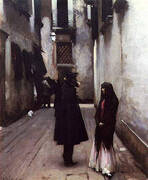 Venetian Street c1880 By John Singer Sargent