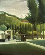 Toll Station 1890 By Henri Rousseau