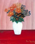 Bouquet of flowers c1909 By Henri Rousseau
