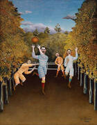 The Football Players 1908 By Henri Rousseau