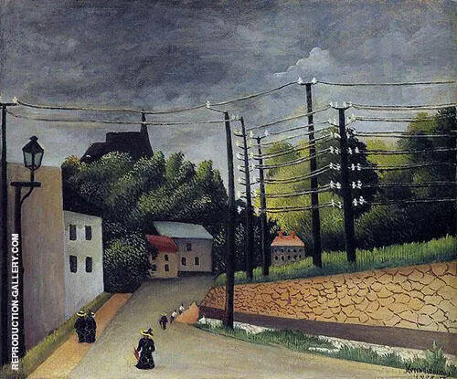 View of Malakoff 1908 By Henri Rousseau