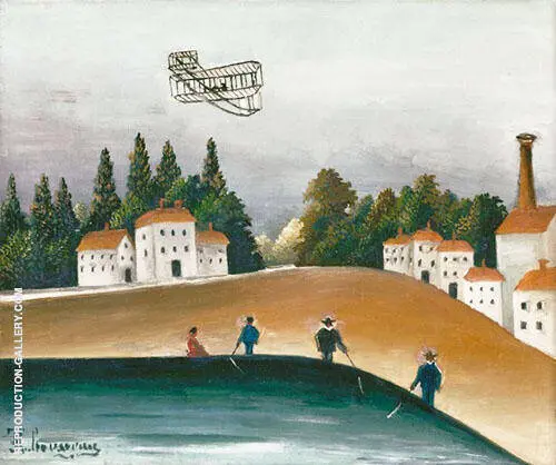 Les Pecheurs a la Ligne By Henri Rousseau