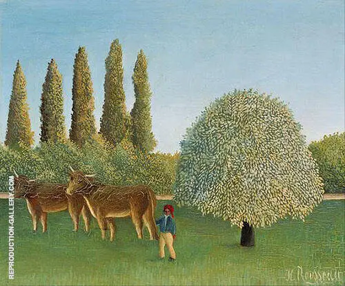 The Pasture 1910 By Henri Rousseau