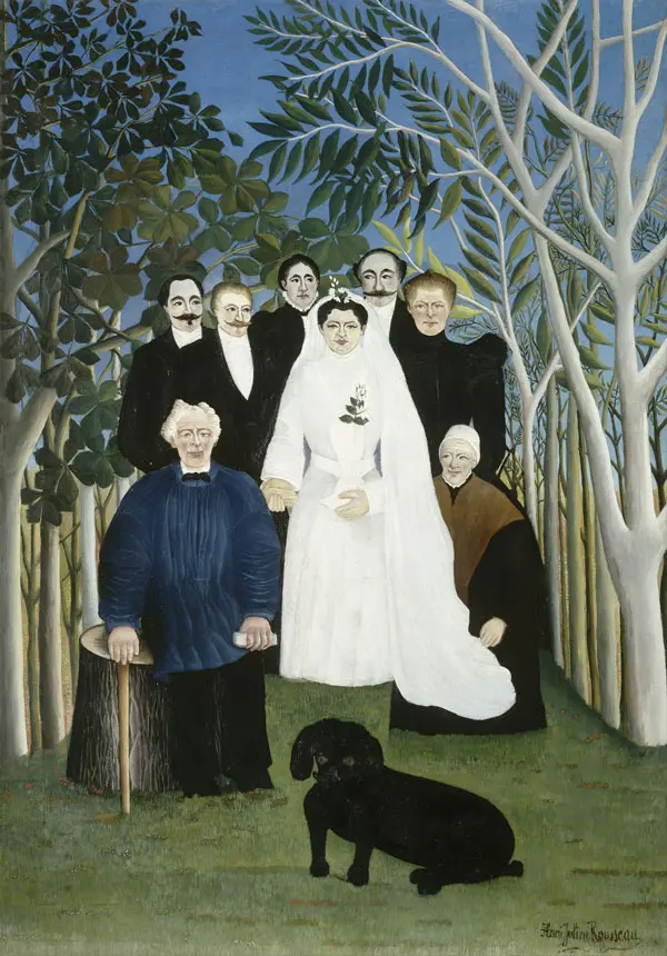 The Wedding Party By Henri Rousseau
