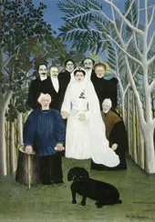 The Wedding Party By Henri Rousseau