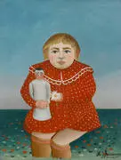 Child with a Doll By Henri Rousseau