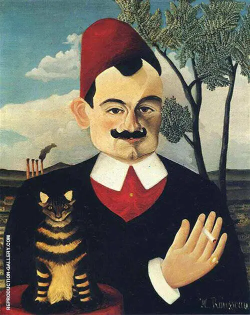 Portrait of Pierre Loti c1891 By Henri Rousseau