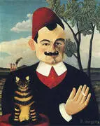 Portrait of Pierre Loti c1891 By Henri Rousseau