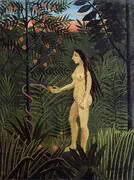Eve and the Serpent By Henri Rousseau