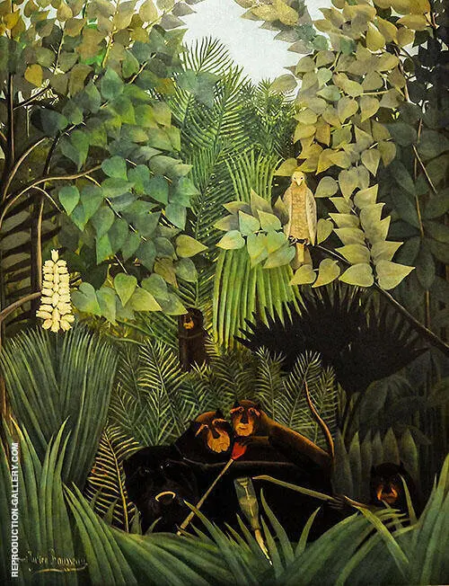 Merry Jesters 1906 By Henri Rousseau