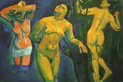 Bathers 1907 By Andre Derain
