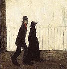 Going for a Walk 1942 By L-S-Lowry