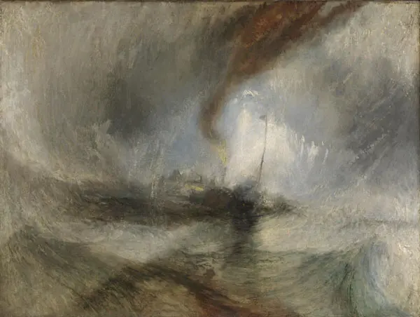 Snow Storm 1842 By Joseph Mallord William Turner