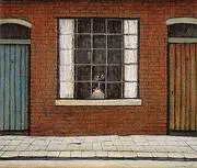 Flowers in a Window 1956 By L-S-Lowry