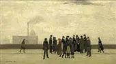 A Sudden Illness 1920 By L-S-Lowry