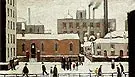Snow in Manchester 1946 By L-S-Lowry