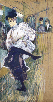 Jane Avril Dancing 1892 By Henri De Toulouse-lautrec