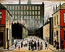 Street Scene Cul de sac 1935 By L-S-Lowry
