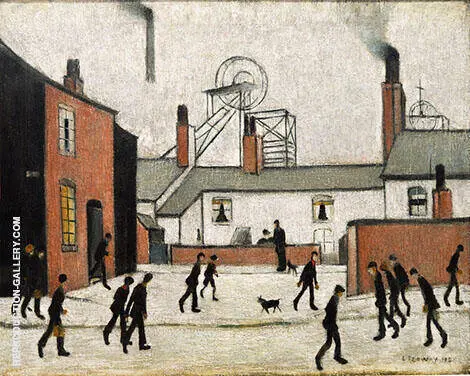 Mill Workers 1948 By L-S-Lowry
