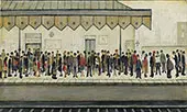 Railway Platform 1953 By L-S-Lowry