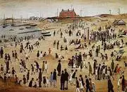July the Seaside 1943 By L-S-Lowry