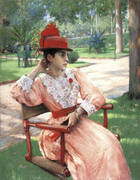 Afternoon in the Park 1890 By William Merritt Chase