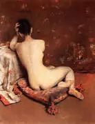 The Model By William Merritt Chase