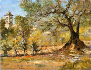 Olive Trees in Florence 1911 By William Merritt Chase