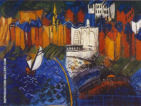Sailing Boats at Sainte-Adresse 1912 By Raoul Dufy