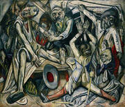 The Night c1918 By Max Beckmann