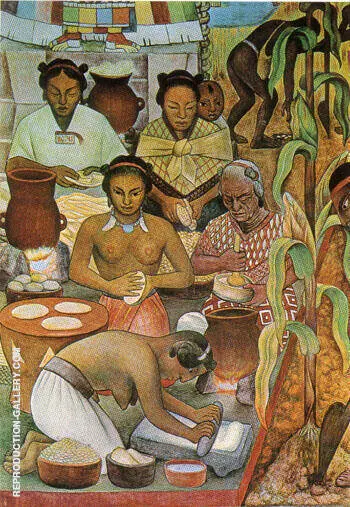 The History of Mexico Haustec Civilisation By Diego Rivera