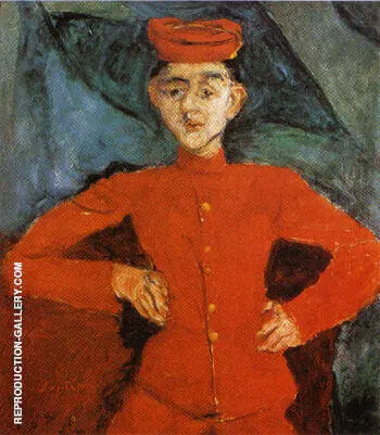 Page Boy at Maxim's 1925 By Chaim Soutine