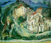 View of Cagnes 1924 By Chaim Soutine