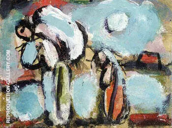 Peasant with Double Sack By George Rouault