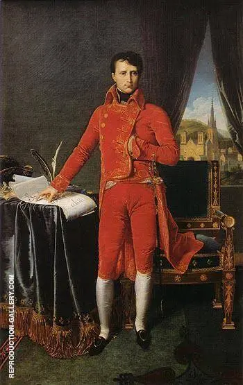 Bonaparte as First Consul 1804 By Jean Auguste Dominique Ingres