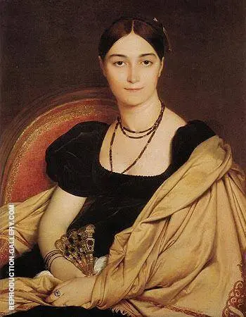 Madame Duvaucey 1807 By Jean Auguste Dominique Ingres