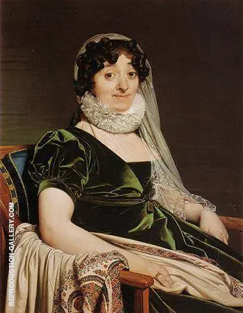 Comtesse de Tournon nee Genevieve de Seytres Caumont 1812 By Jean Auguste Dominique Ingres