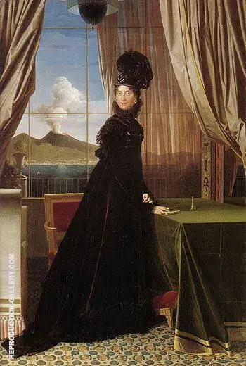 Queen Caroline Murat 1814 By Jean Auguste Dominique Ingres