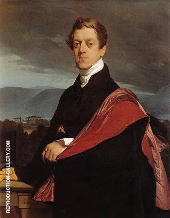 Count Nikolai Dmitrievich Gouriev By Jean Auguste Dominique Ingres