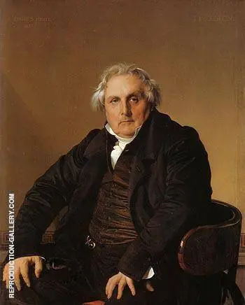 Louis Francois Bertin 1832 By Jean Auguste Dominique Ingres