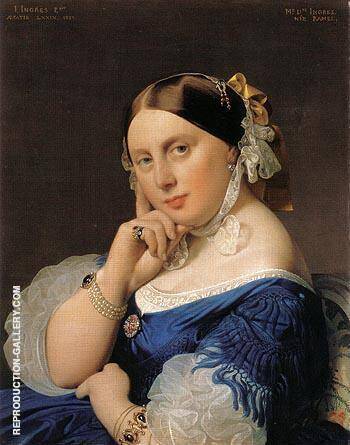 Madame J A D Ingres 1859 | Oil Painting Reproduction